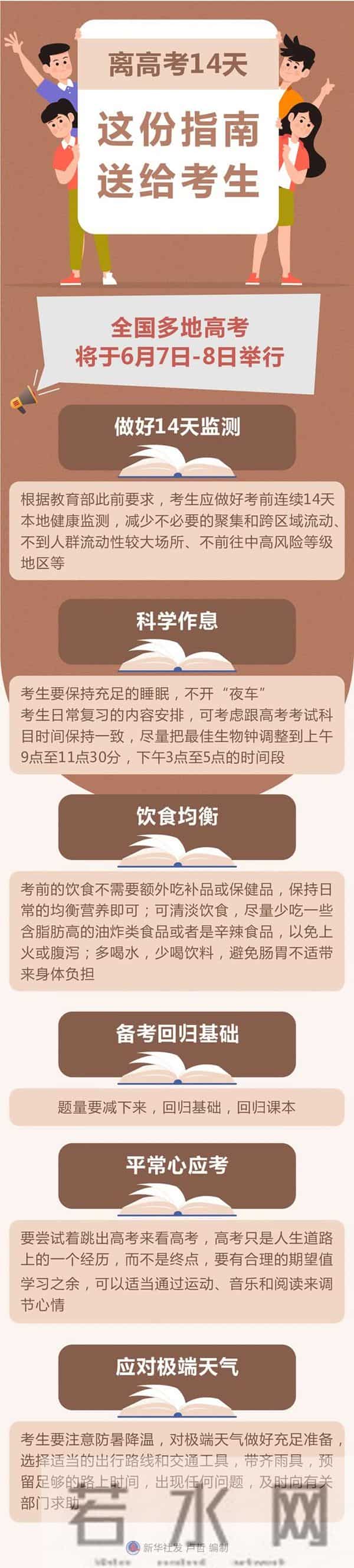 离高考14天，这份指南送给考生