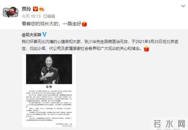 冯远征悼念张少华