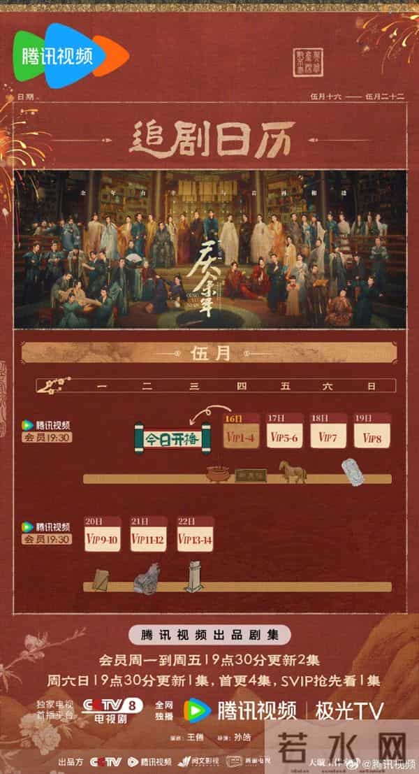 庆余年2追剧日历