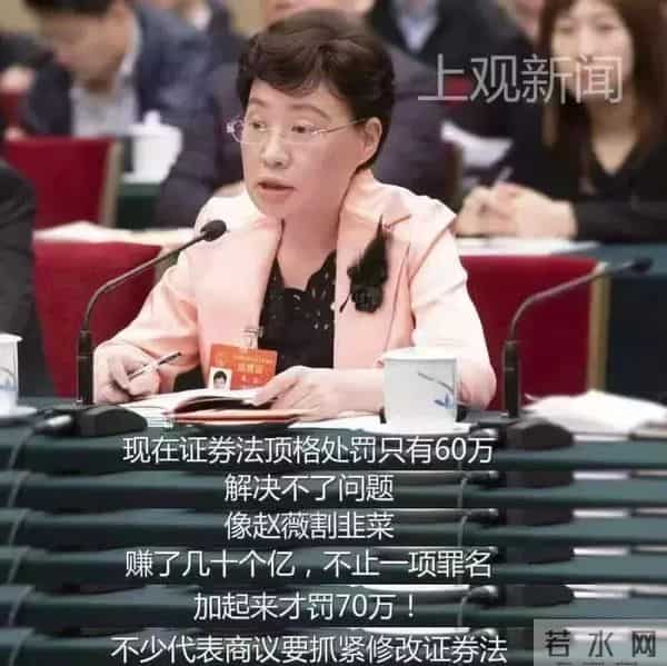 赵薇割韭菜是什么意思