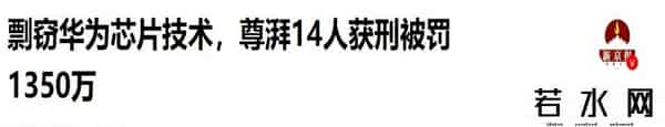 硅谷海盗,华为芯片大案14人全判刑！偷走9亿研发成果，公司被强制解散！