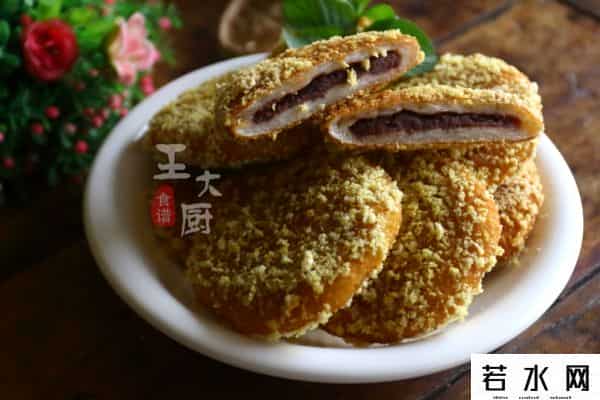 糯米王,香酥金黄的脆皮炸糕，外皮酥脆里面软糯香甜，配方和比例都在这里