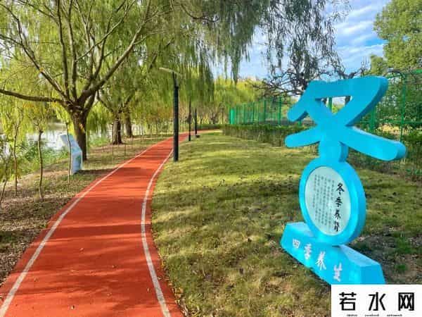 蔷薇九里,松江又添一条滨水健身步道，散步、吸氧、赏景……走起