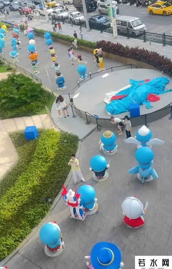 多来梦,广州市中心巨型哆啦A梦“因天气太热爆炸了”?回应来了