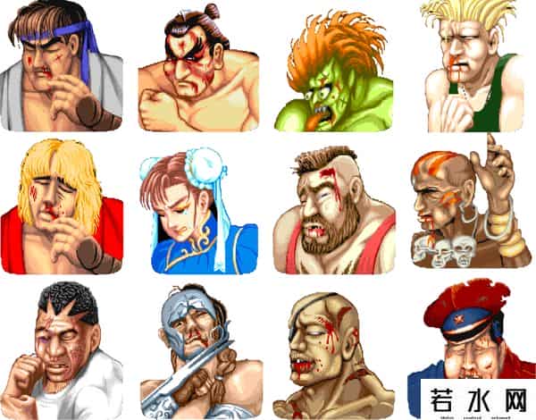 rom传人,CAPCOM深度埋藏的秘密,街霸未启用素材,名将忍者是武神流传人