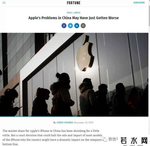 禁售苹果,中国禁售苹果？外媒吓一大跳！