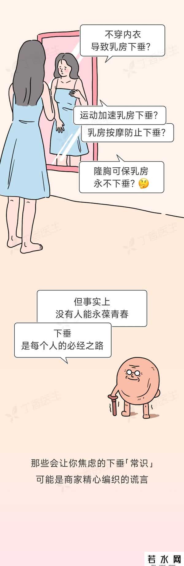 不穿内衣,长期不穿内衣,乳房会下垂吗?