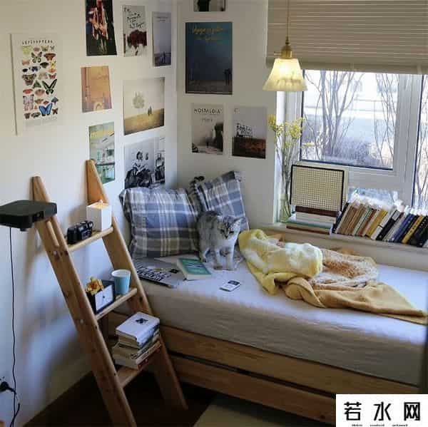 北京空间家,北京发现一位姑娘的4㎡卧室,空间逼仄,她却毫不在乎,太会布置