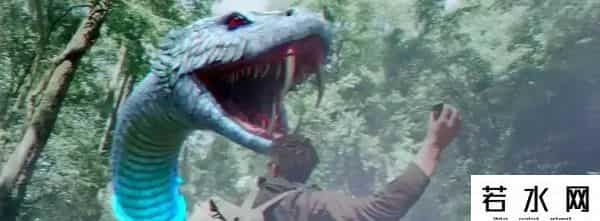 巨鳄战狂蟒,国产片烂出新高度,上演人蛇禁忌