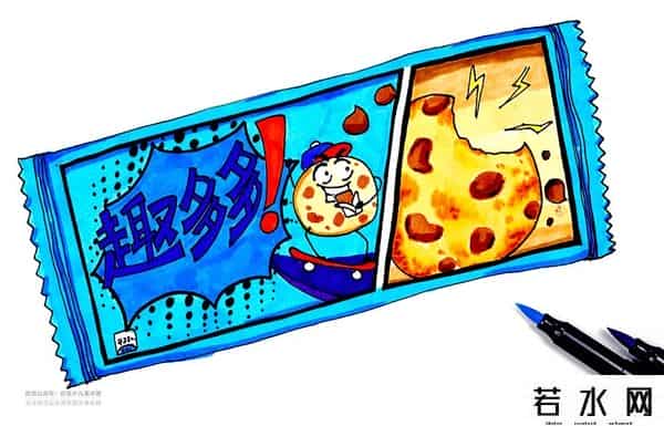 ahoy,儿童画教程|趣味写生美术课程《趣多多 Chips Ahoy!》