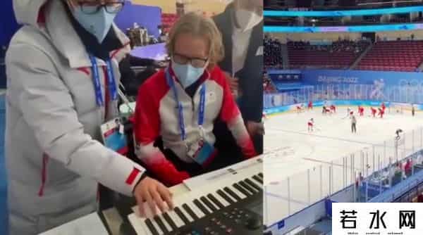 冰球对战,冰球斗殴是传统？俄罗斯队员与美国互殴，现场播放战歌《喀秋莎》