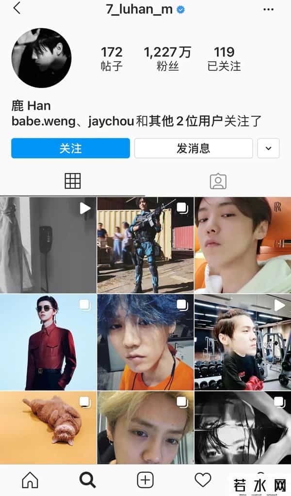 吴亦凡ins,扒一扒 明星海外账号Instagram粉丝有多少?(第1期)