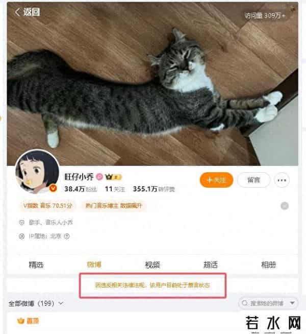 微博网红节,网红“旺仔小乔”微博被禁言,规则面前没有特权