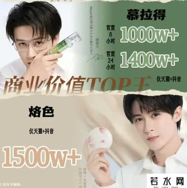 52位明星被代言