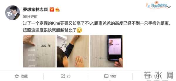 Kimi身高离林志颖只差一个手机