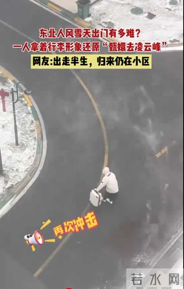东北暴雪天出门堪比取经
