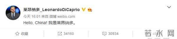 莱昂纳多开微博