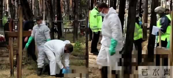 乌方称在一集体墓地发现数百具尸体