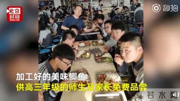 高三学生抓鱼解压