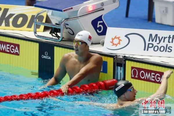 闫子贝男子100米蛙泳无缘奖牌