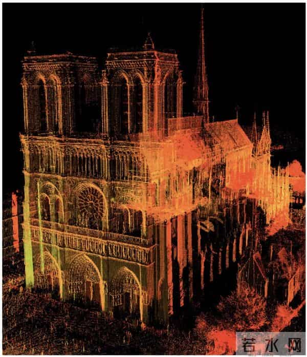 圣母院激光建模