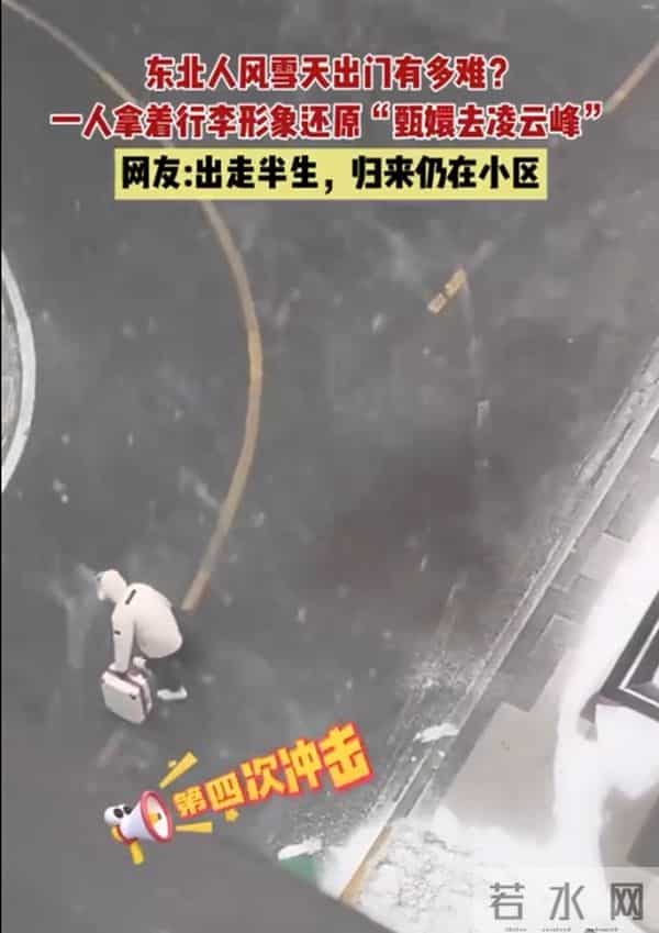 东北暴雪天出门堪比取经
