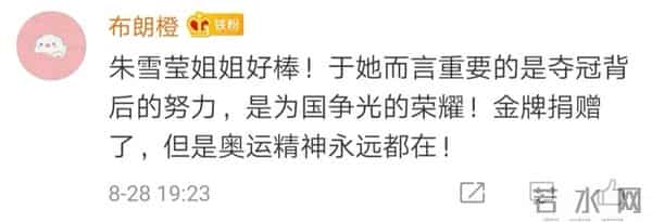 朱雪莹的金牌捐了