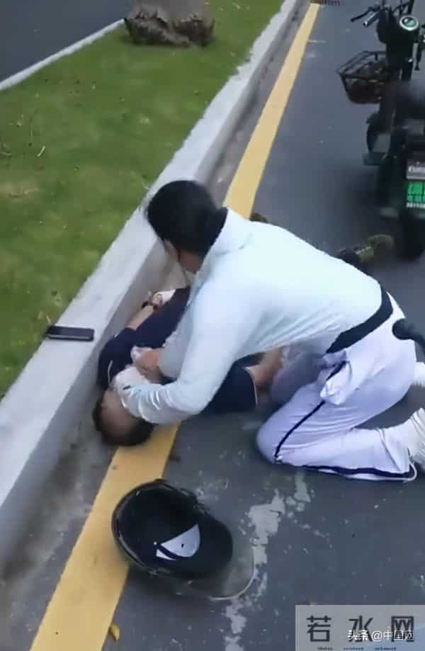 男子突发心梗被清洁工按压救回