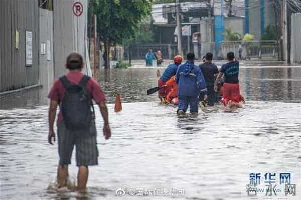 印尼首都出现水灾