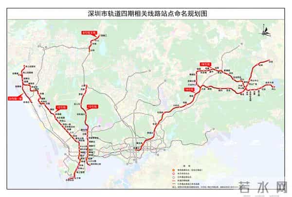 深圳地铁6号线站点图