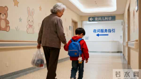 医院让孩子坐小火车排队看病