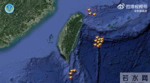11枚东风导弹落在台岛海域