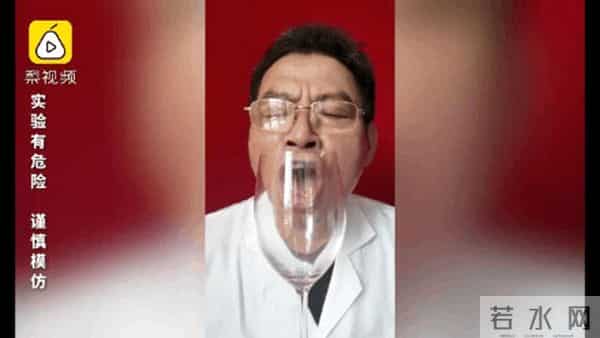 物理老师隔空打下5只易拉罐