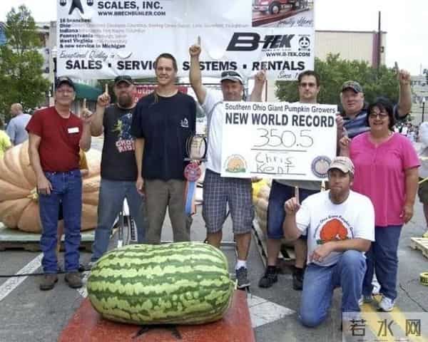 杭州种出78斤大西瓜破全省纪录