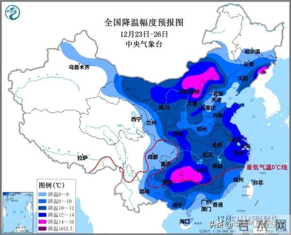 压轴寒潮将横扫30余省区市 多省有雪