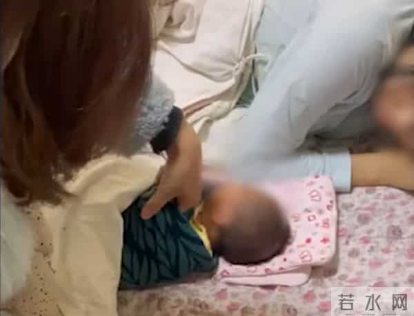 女孩生完孩子住旅馆