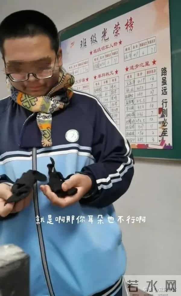 零下20度单衣骑车男孩被温暖