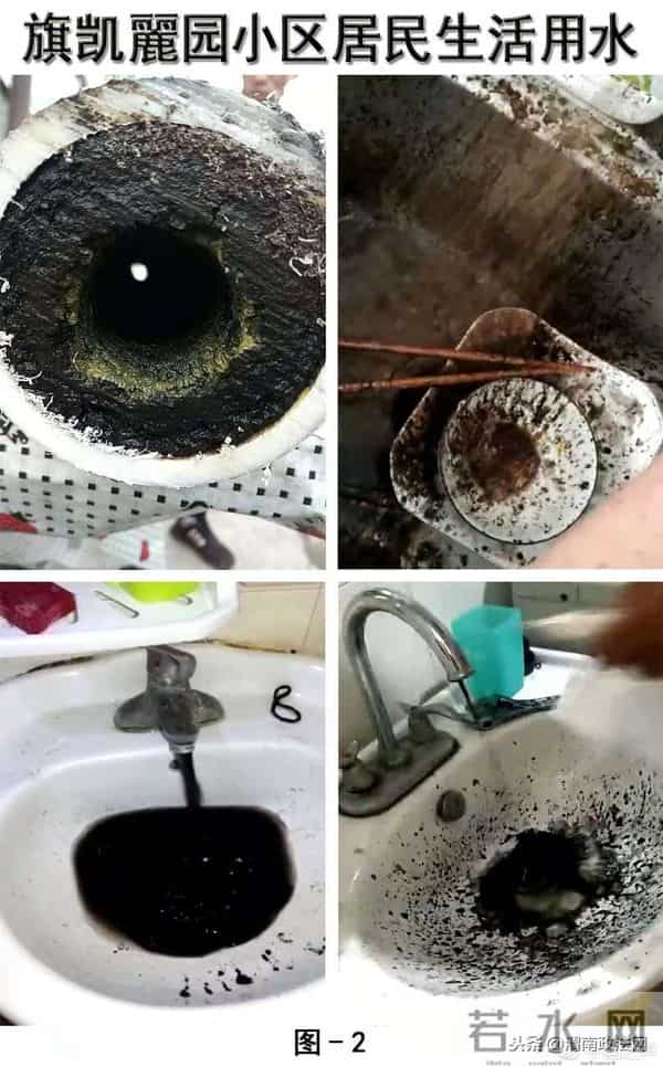 哈尔滨居民家自来水黑如墨
