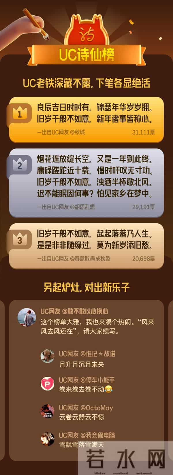 UC网友摇人榜
