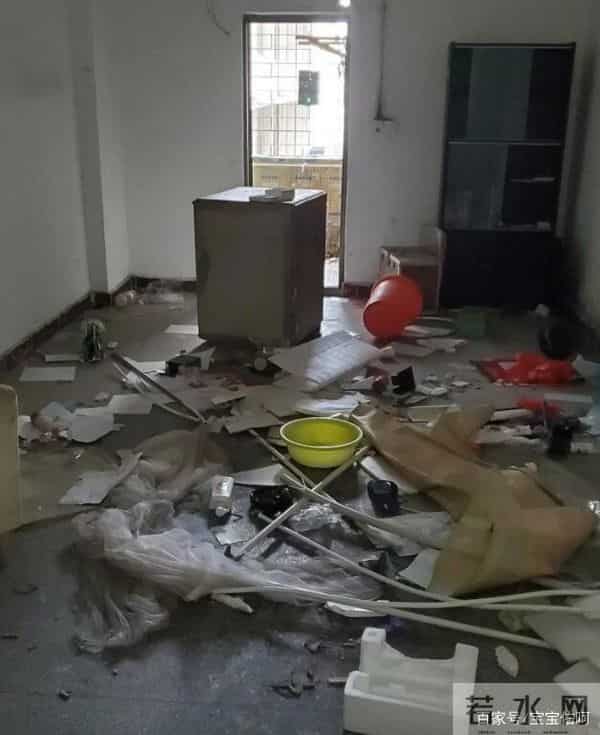 女子隔离留守二哈把婚房拆了