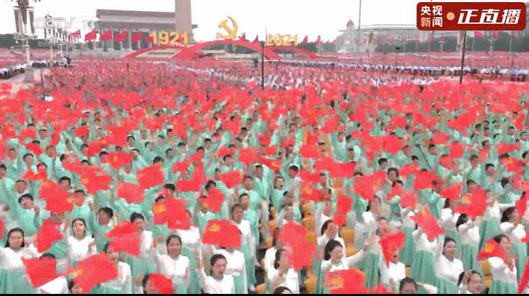 礼兵队伍俯拍太震撼了