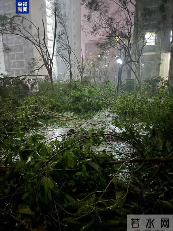 摩羯二次登陆广东徐闻 最大风力17级