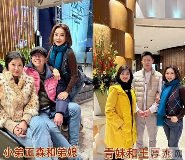 68岁谢玲玲曝光上海家人合照！弟弟一家俊男美女，外甥女美若女星