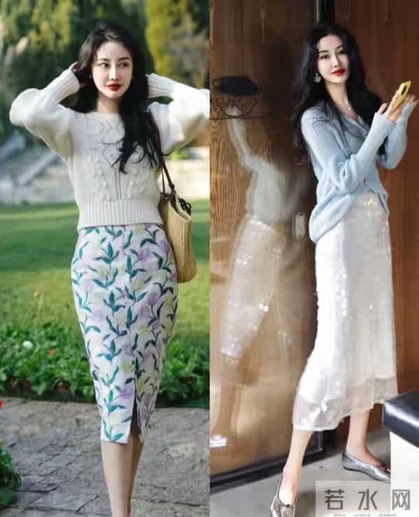 关晓彤的新造型火了！紫色卫衣+灰色半身裙，显气质又俏皮洋气