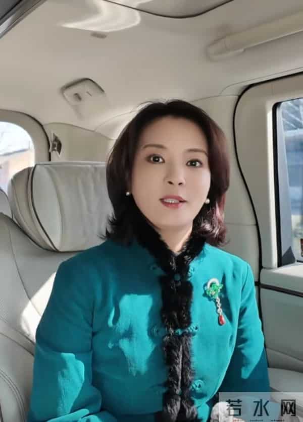 刘芳菲乘车赴彩排,着中式绿装谈古建筑寻访美学沉淀