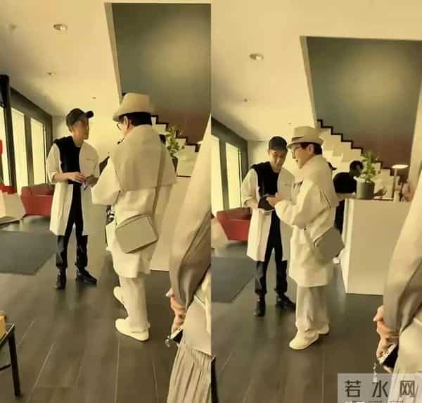 71岁成龙在瑞士,与儿子结伴同行,房祖名瘦脱了相,与爸爸一般高