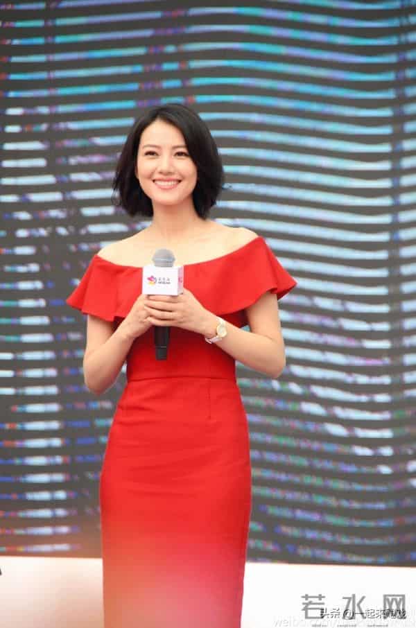 高圆圆美得不得了,完美诠释了性感