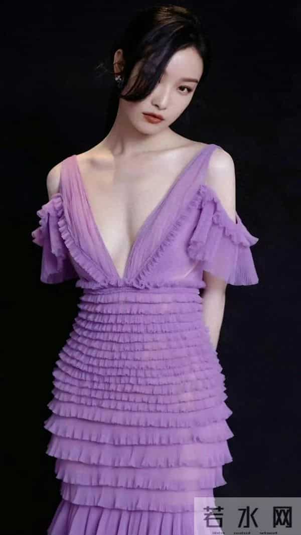 倪妮|高级紫紫色最有韵味!!