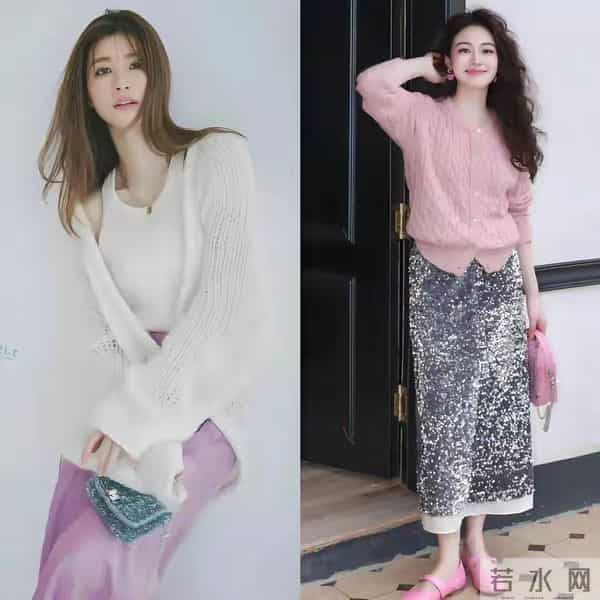 关晓彤的新造型火了！紫色卫衣+灰色半身裙，显气质又俏皮洋气