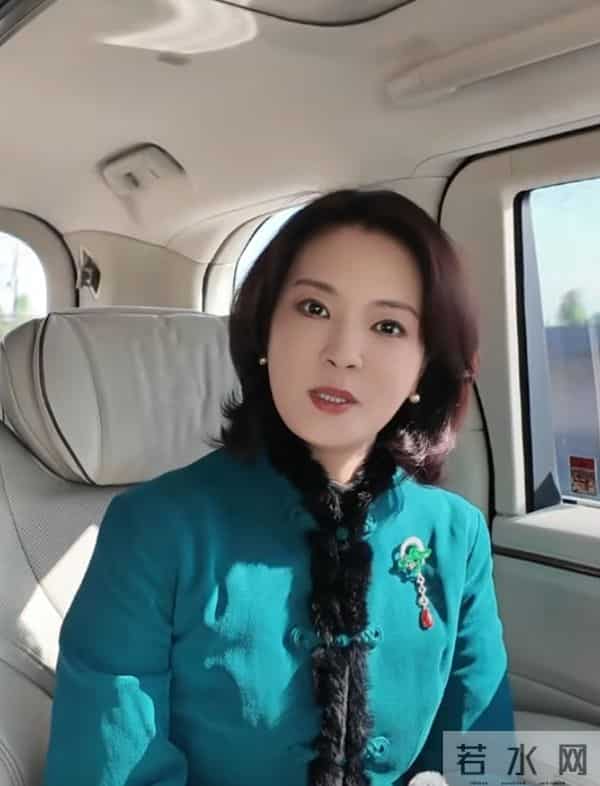 刘芳菲乘车赴彩排,着中式绿装谈古建筑寻访美学沉淀